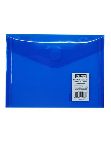 SOBRE PORTAD. VELCRO A6 MKTAPE COL.