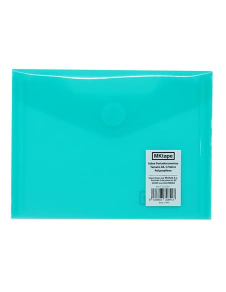 SOBRE PORTAD. VELCRO A6 MKTAPE COL.