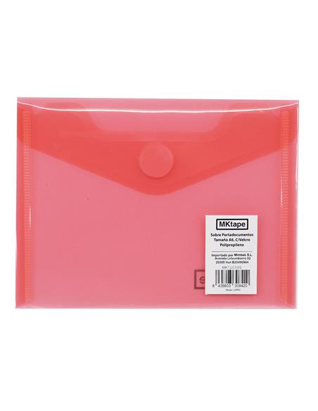 SOBRE PORTAD. VELCRO A6 MKTAPE COL.
