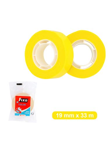 CINTA ADHESIVA 33x19 AMAR. FIXO 75088460