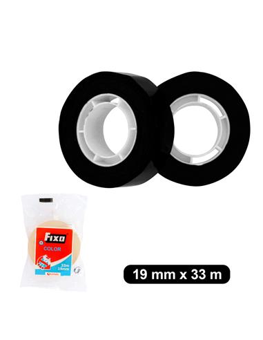 CINTA ADHESIVA 33x19 NEGRO FIXO 75088510