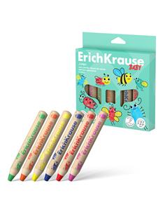 LAPICES JUMBO ERK 6 COL + SACAP. 61778