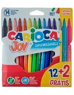 ROTULADOR CARIOCA JOY 12+2 COL. 40533
