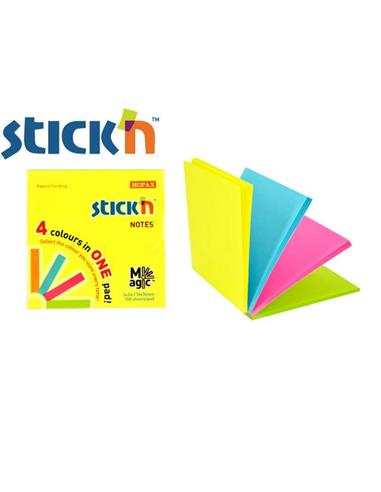 TACO NOTAS ADH. 76x76 100H NEON 21571