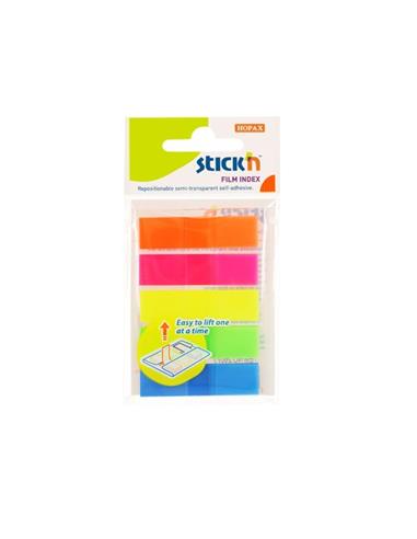 BANDERITAS 45x12MM 5 COL. NEON 26070