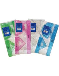 ESTUCHE REGLAS FLEXIBLE 5 PZAS OCW90000