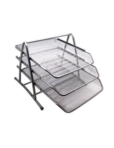 BANDEJA METAL REJILLA .3 PISOS LD01