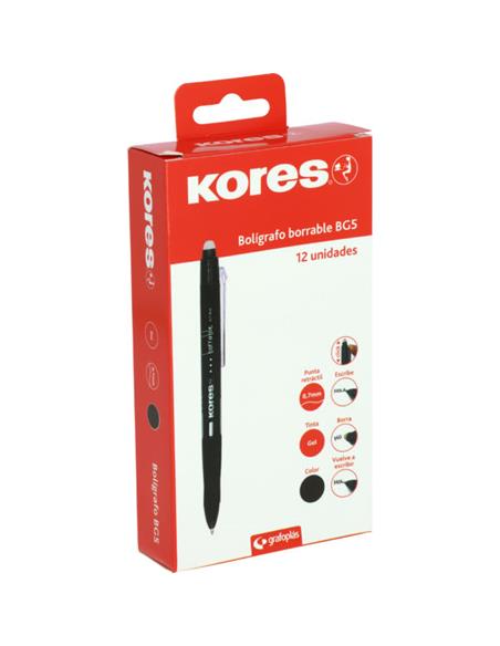 BOLIGRAFO BORRABLE 0,7 NEGRO 30213310