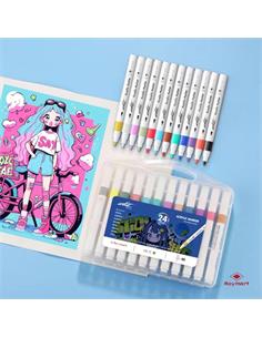 ESTUCHE ACRILICOS PRIME 24 C. AB-0691