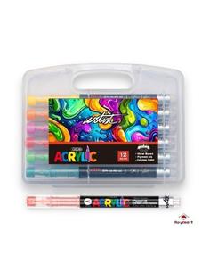 ESTUCHE ACRILICOS ARTIST 12 C. AB-0664
