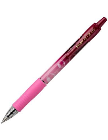 BOLIGRAFO PILOT G-2 BUBBLE ROSA