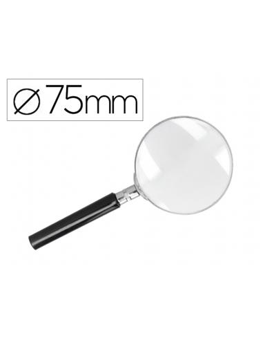 LUPA MANGO NEGRO 75MM KF17309