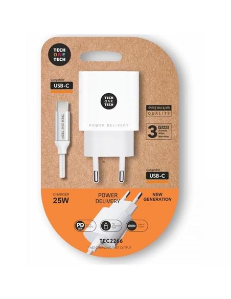 CARGADOR ULTRAR. + CABLE USB-C TEC2266