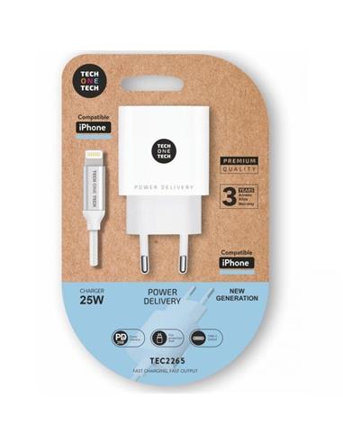CARGADOR 25W + CABLE APPLE TEC2265