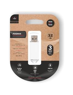 MEMORIA USB 32 GB. BLANCA TEC3007-32