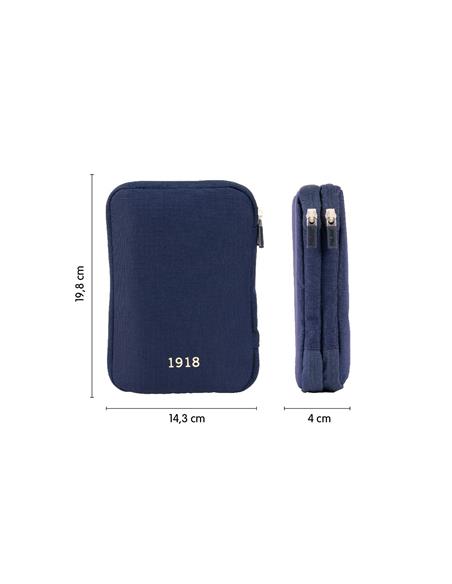 PLUMIER 2 PISOS 430 AZUL 081276SNCB MIL.