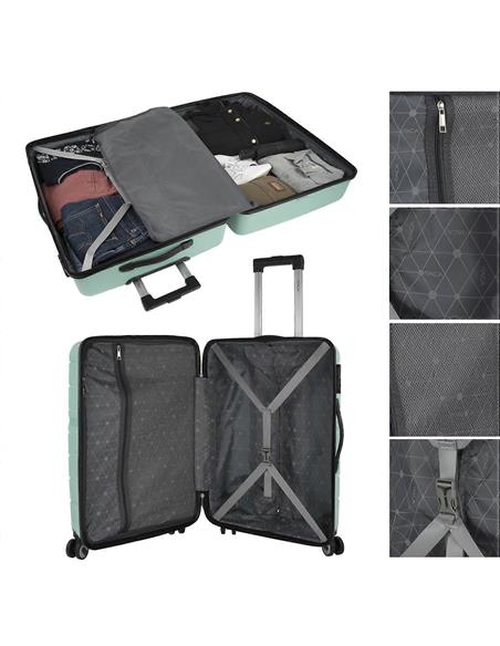 MALETA 70 CM BRISTOL 760470-02 VERDE