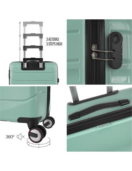 MALETA CABINA ITACA 760450-02 VERDE