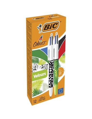 BOLIGRAFO BIC 4/COL. VELOUR 967277