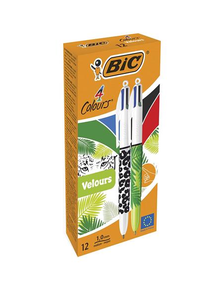 BOLIGRAFO BIC 4/COL. VELOUR 967277