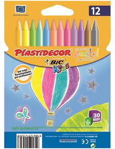 C/CERAS PLASTIDECOR 12/C PASTEL 933961