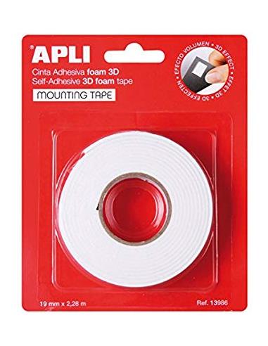 ROLLO CINTA ADHES. DOBLE CARA 3D APLI 13986