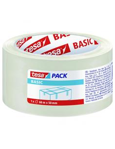 ROLLO PRECINTO 66x50 TRANSP. TESA BASIC