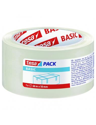 ROLLO PRECINTO 66x50 TRANSP. TESA BASIC