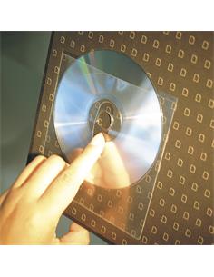 BOLSA 10 FUNDAS CD/DVD ADHESIVAS 10236
