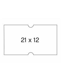 R.ETIQUET. 21x12 BLANCA REMOV. APLI 100911