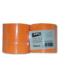 R.ETIQUETADORA 21x12 FLUOR APLI 100912 2