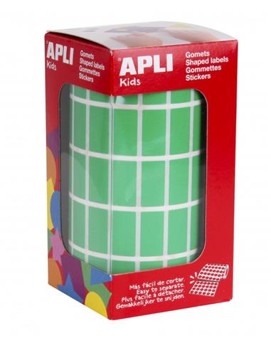 ROLLO GOMETS RECT. 20x10 VERDE 4886