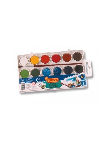 ACUARELAS JOVI 12 COLORES
