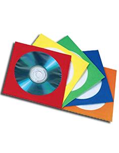 FUNDA CDS PAPEL COLORES SURTIDOS