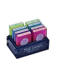 SET 8 MINI STAMPS INGLES 0682