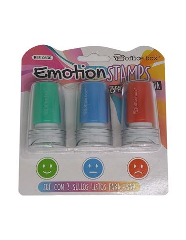 SET 3 EMOTIONS STAMPS CONDUCTA 0630