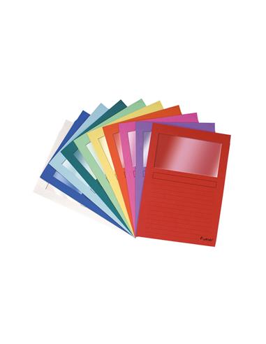 SUBCARPETA A4 C/VENTANA TRANSP.