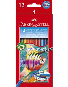 C/LAPIZ ACUARELABLE 12C FABER 114413