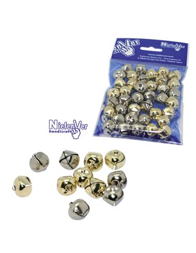 BOLSA 50 CASCABELES ORO/PLATA 1200107