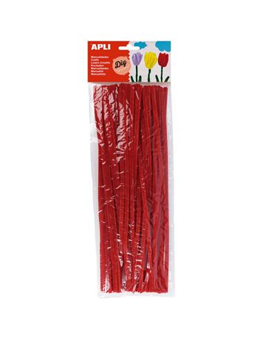 BOLSA 50 LIMPIAPIPAS APLI ROJO 13274