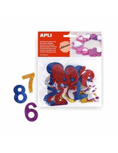 BOLSA 50 NUMEROS EVA ADHES. COLOR 13486