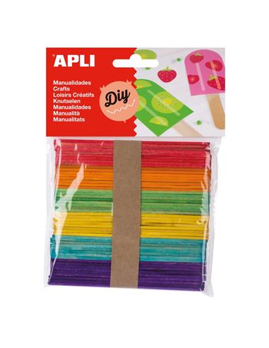 BOLSA 50 PALO POLO COLORES 13064 APLI