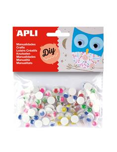 BOLSA OJOS MOVILES COLOR ADH. 13266 APLI