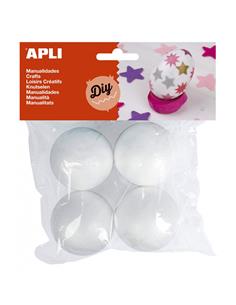 PACK 4 BOLAS POREXPAN 5 CM APLI 13475