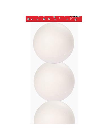 PACK 3 BOLAS POLIESTIRENO 70 MM PRYSE