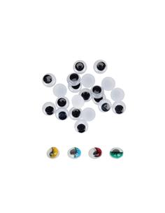 PACK 30 OJOS MOVILES ADH. NEGROS 68010300