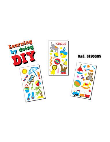 STICKERS 3D EVA CIRC, PLAY, JUG. 5150005