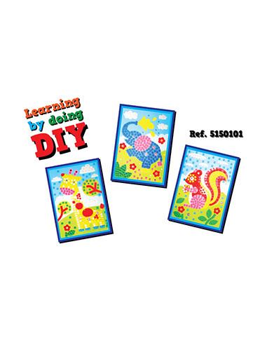 MOSAICO DIY ARDILLA JIRAFA ELEF. 5150101