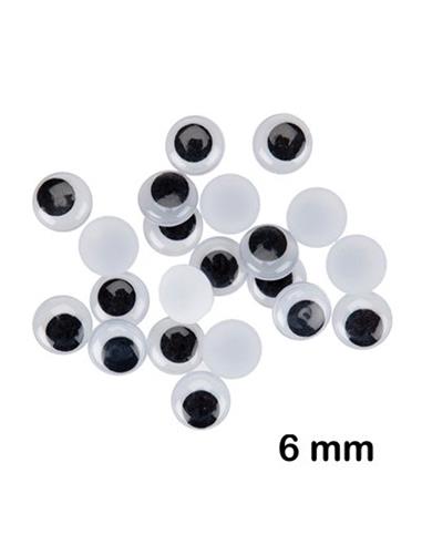 BOLSA 90 OJOS MOVILES ADH. 6MM 68009900