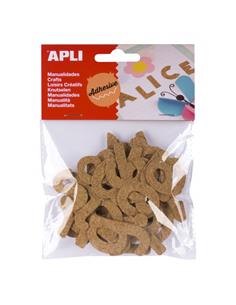 LETRAS CORCHO ADHESIVAS 52 UDS. 16829